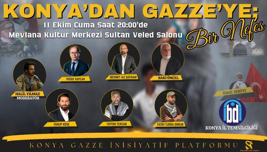 Başkanımız Mehmet Ali Bayram Konya'da Gazze'yi Anlattı