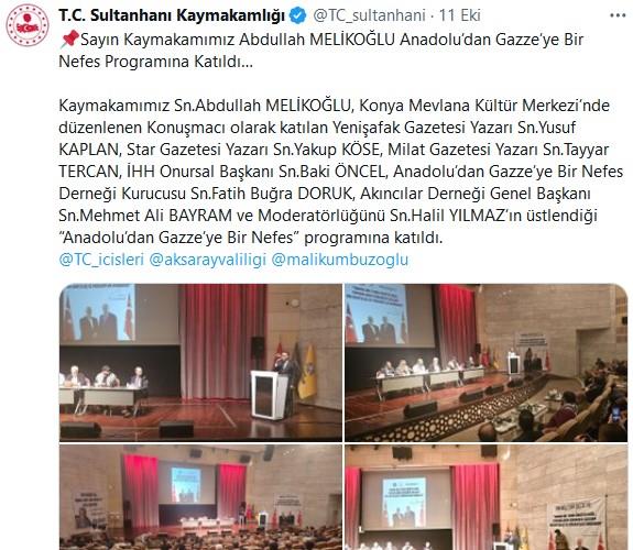 Başkanımız Mehmet Ali Bayram Konya'da Gazze'yi Anlattı