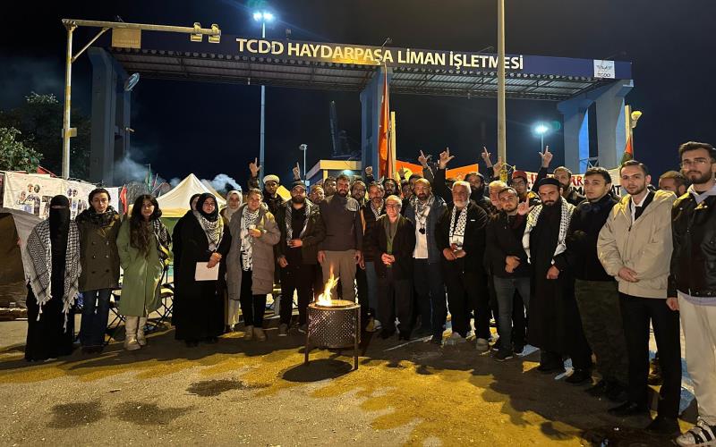 Haydarpaşa Limanı'ndaki Özgürlük Nöbeti'ne Katıldık
