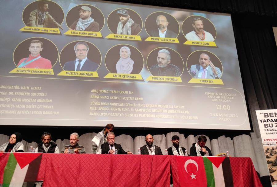 Başkanımız Mehmet Ali Bayram Isparta'da Gazze'yi Anlattı