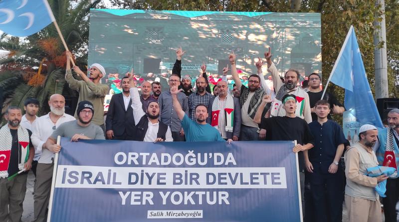 Eyüpsultan Meydanı'ndaki Gazze Mitingine Katıldık